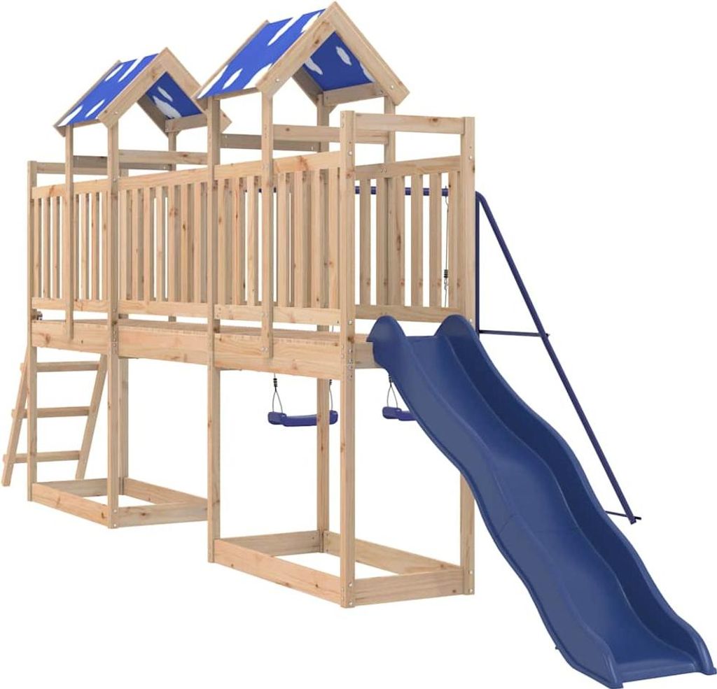 vidaXL Spielturm Massivholz Kiefer