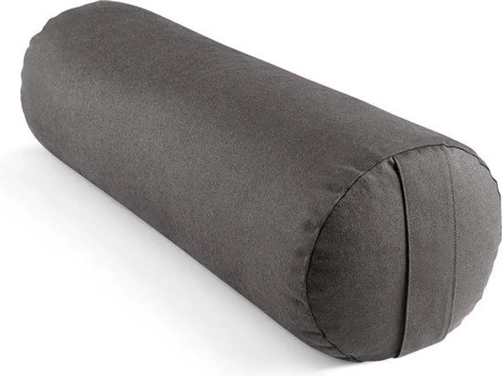 Coussin de yoga Yin rembourré épeautre GOTS - Zafu artisanal de 24 cm