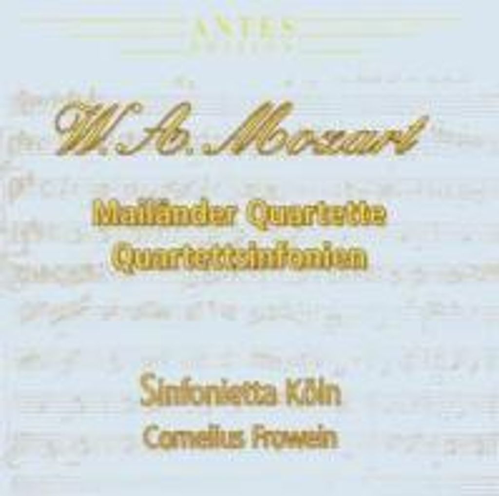 Sinfonietta Köln-Cornelius Frowein-Mozart-Mailände