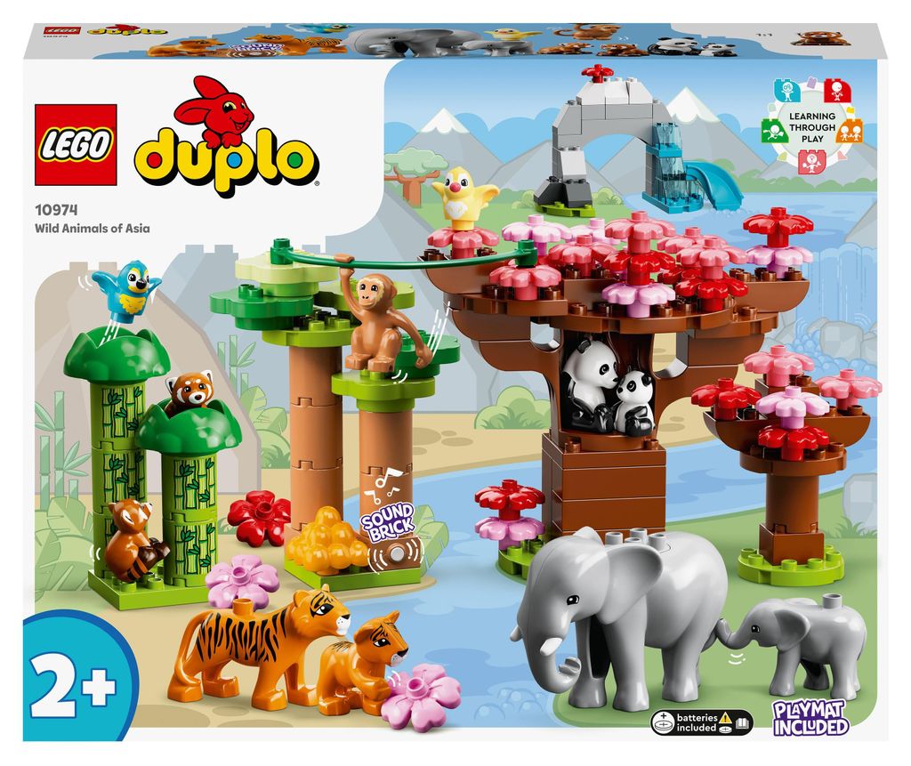 LEGO 10974 LEGO Duplo 10974 Wilde Tiere Asiens Immagine del prodotto 