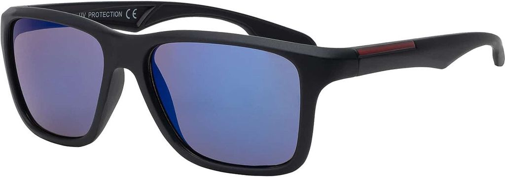 Jungen Mädchen Kinder Sonnen Brille Designer Modern Cool Abgefahren 30551 Schwarz-Blau