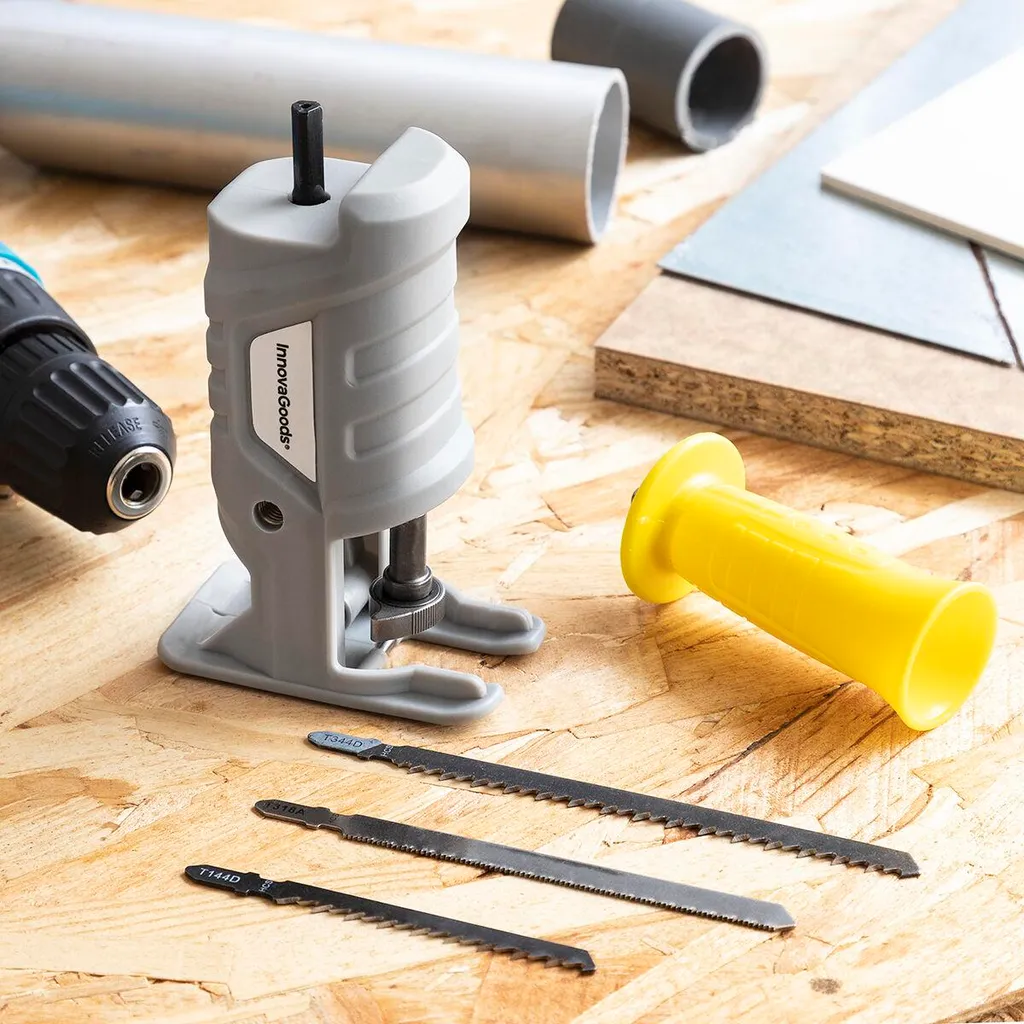 Scie Sauteuse Adaptable pour Perceuse et Visseuse - Kit de Conversion - 5