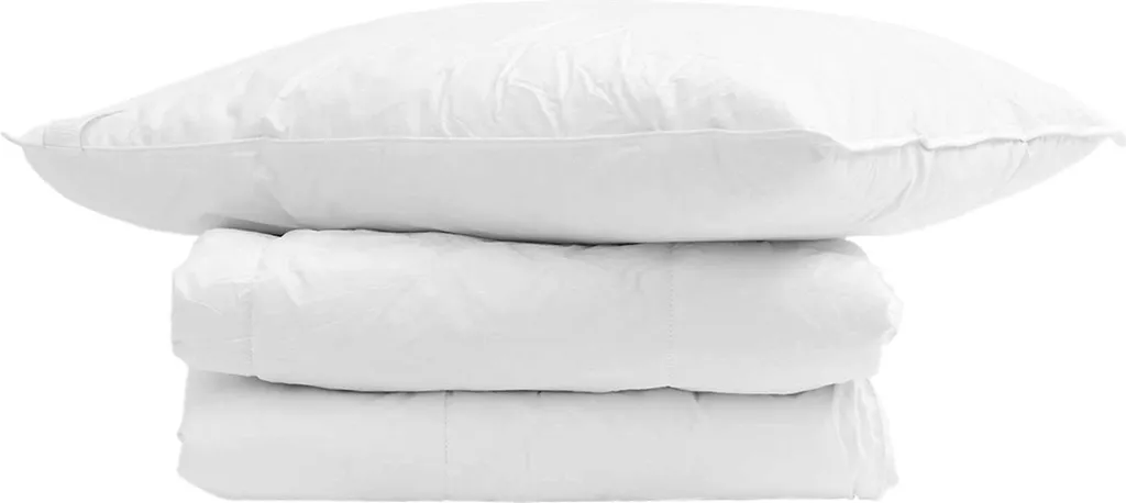 OFFERTA: Set Piumino Invernale vidaXL Piuma Bianca + Cuscino