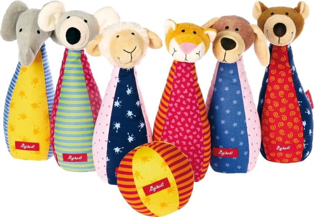 sigikid Jeu de quilles pour enfants avec figurines Image du produit 