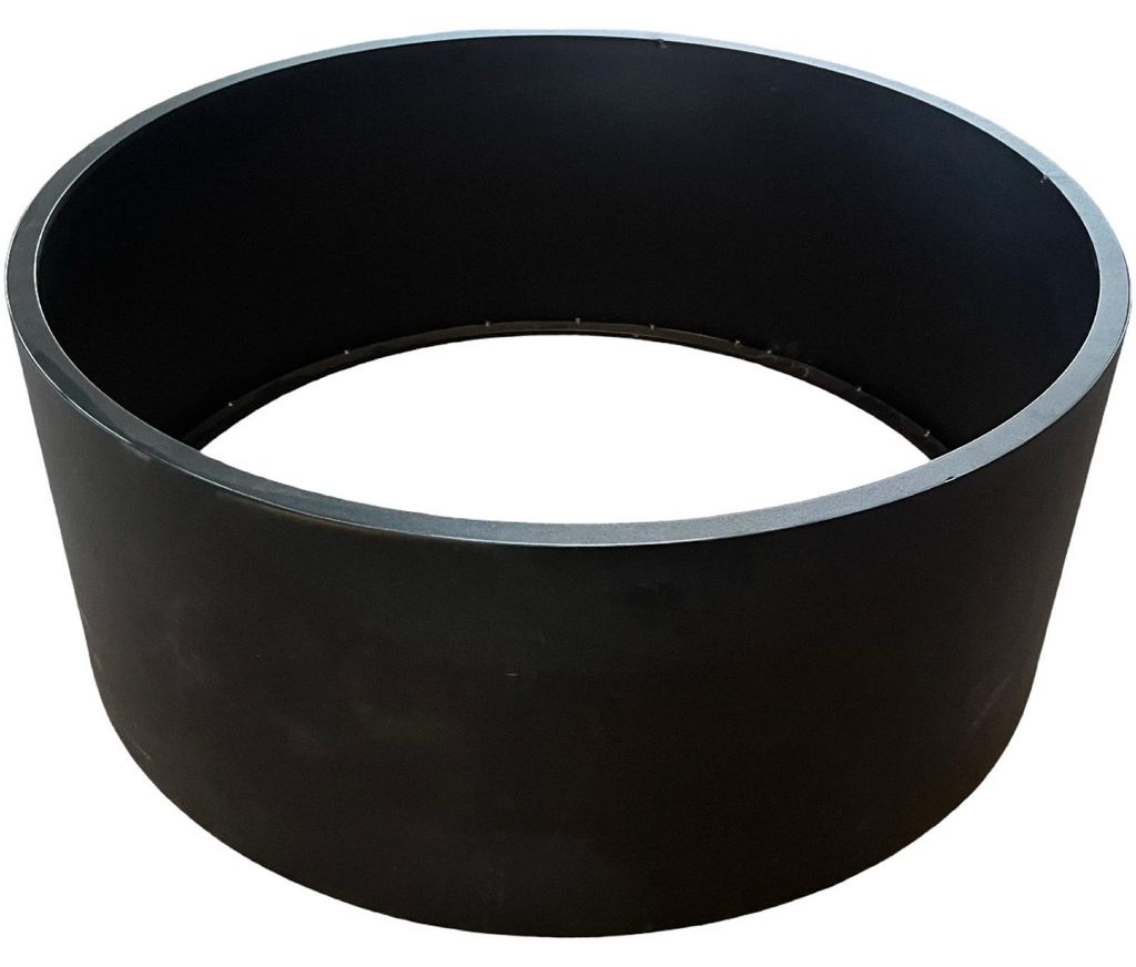 XXL Pflanzkübel Blumenkübel Hochbeet Stahl Pflanztopf Grau Ø 85cm x 35cm #3101