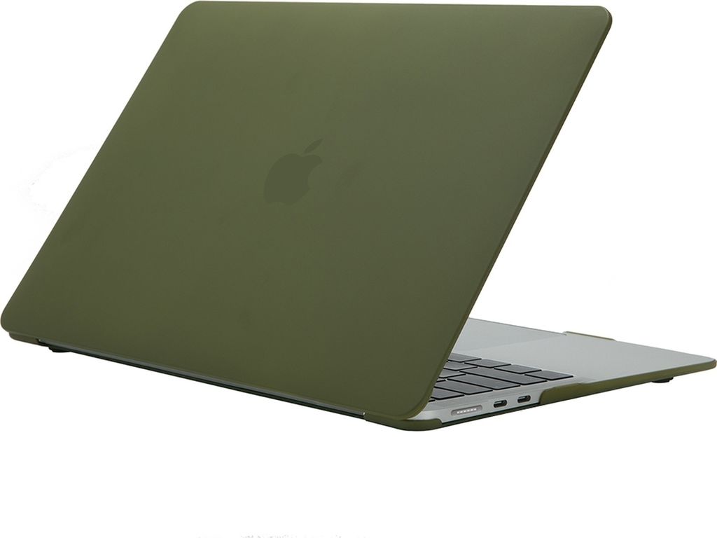 Mobigear Cream Matte MacBook Air 15 Zoll (2023-2025) Hardcase Hülle MacBook Case - Avocado - Model A2941 / A3114 / A3241
