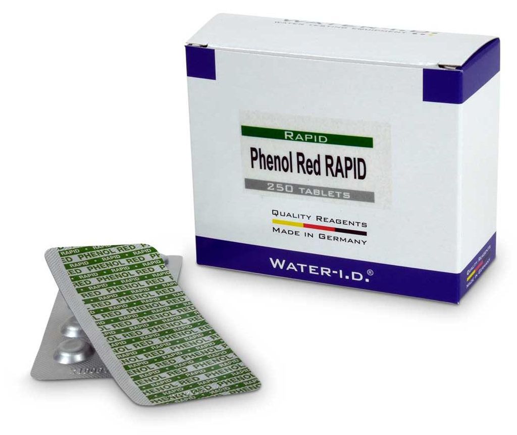 250 Stk. Phenol Red Rapid Tabletten für Pooltester pH (25 Produktbild 