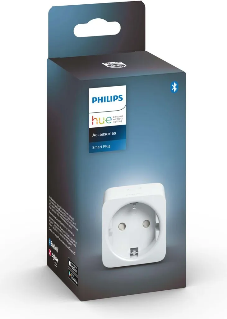 Philips Hue Smart Plug EU Prise Intelligente Blanche Zigbee Compacte - 20
