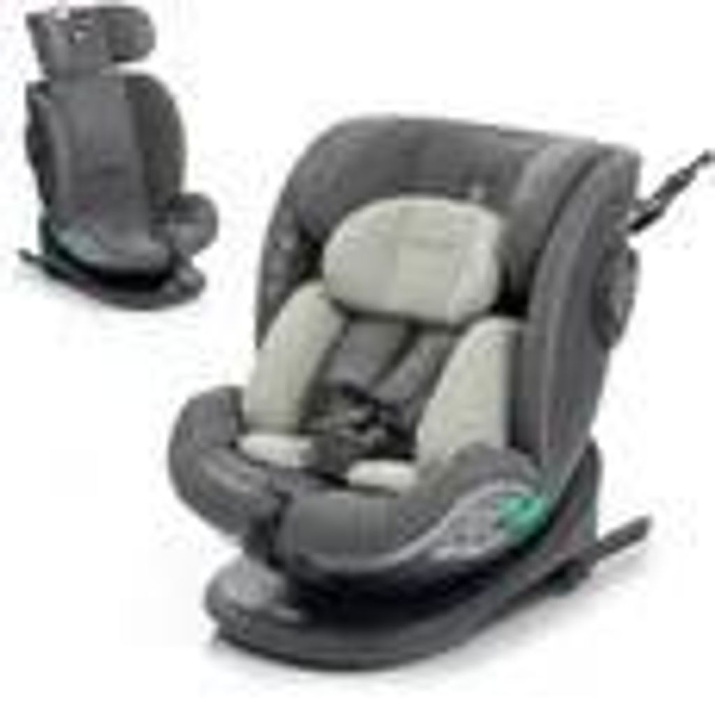Kindersitz – BABYAUTO – XPERTA – Gruppe 0/1/2/3 – 40/150 cm – I-Size – Drehbar – Verstellbar – Mit Verkleinerungseinsatz – Olivgrün