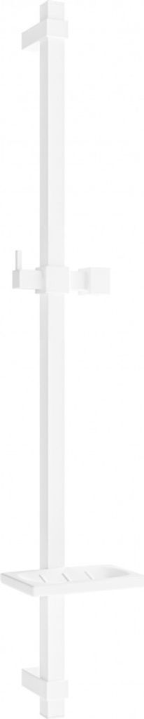 Mexen DQ Duschstange mit Seifenschale 80 cm, Weiß - 79381-20