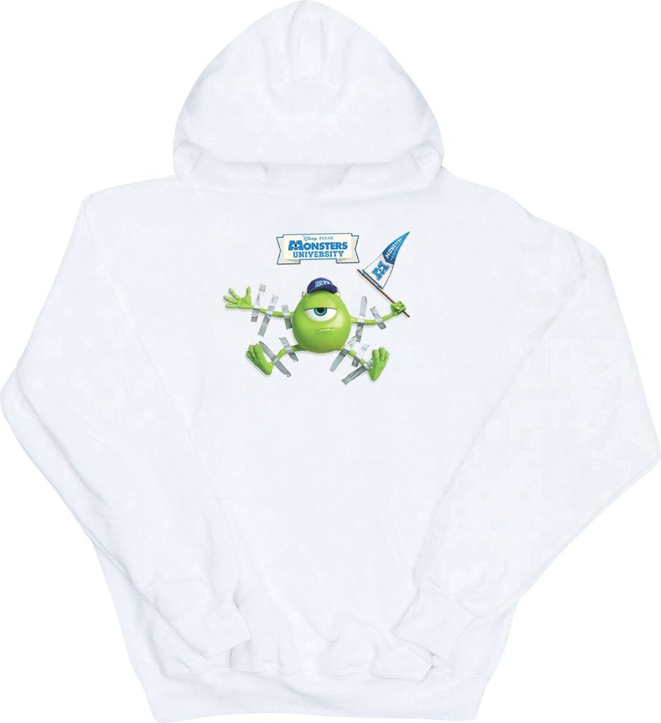 Disney - "Monsters University" Kapuzenpullover für Herren BI6788 (S) (Weiß)