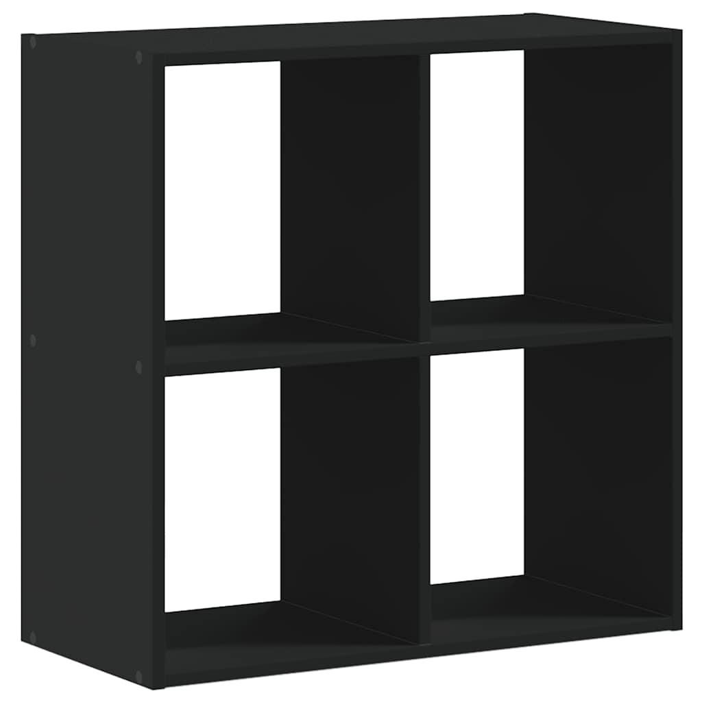 vidaXL Bücherregal Schwarz 68,5x32x68,5 cm Holzwerkstoff