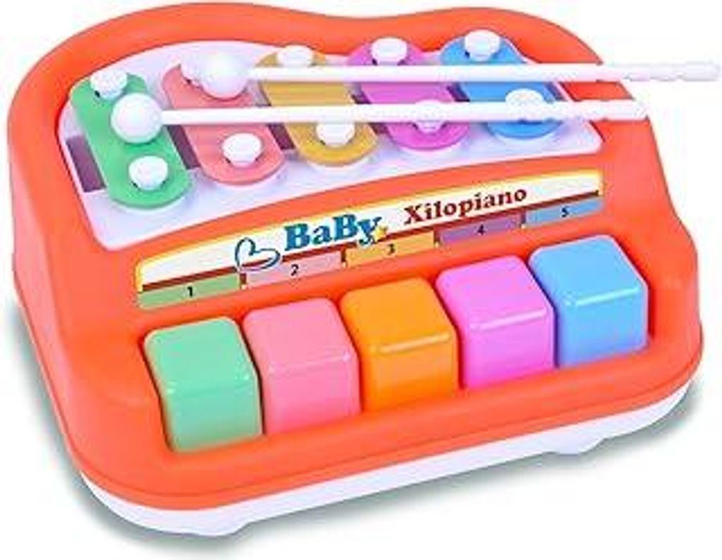 Bontempi | MiniHarmony: Xilopianer mit 5 Noten für eine sanfte und harmonische musikalische Erkundung, 175x170x70 mm