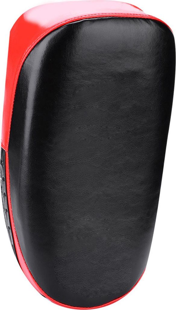 Muay Thai Boxen Kicking Curve Pad Hand Füße Ziel Schlagen Trainingsschild (rot)