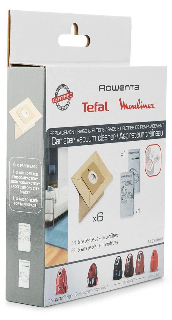 Rowenta ZR003901 Beutel- und Filterset, für City Space Produktbild 