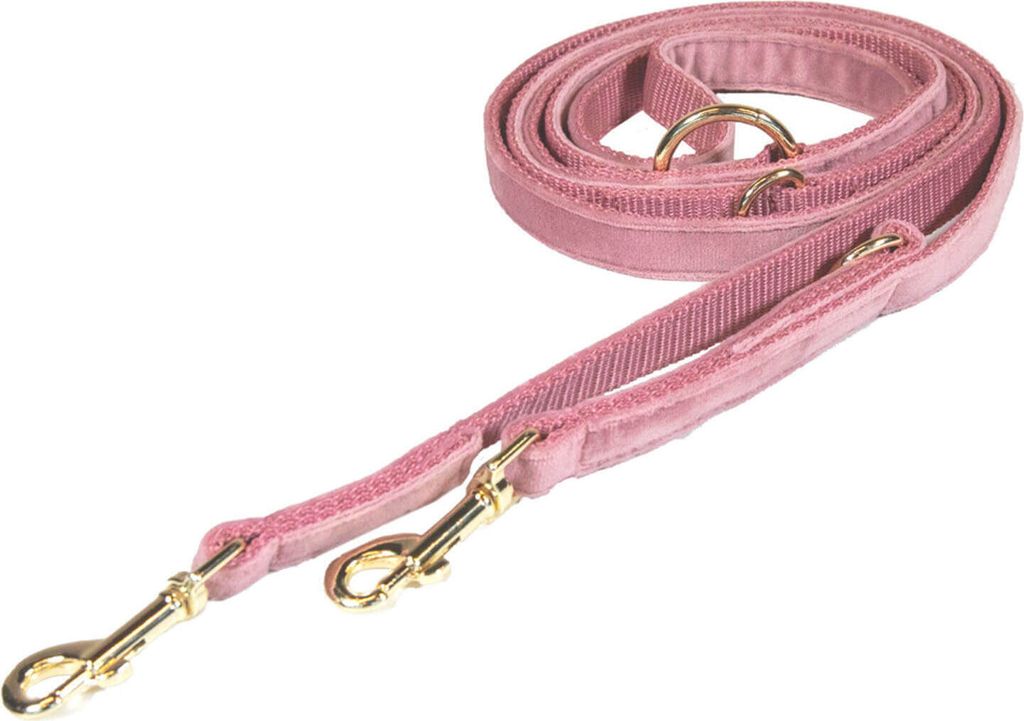 Kentucky Dogwear Hundeleine Velvet 200 cm Size S Old Rose S