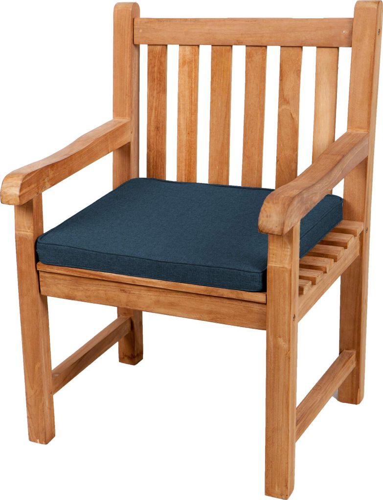 Sitzkissen für Bank, Gartenschaukeln, Sitz, glatt. FK5 (60x60x5, Navy blau)