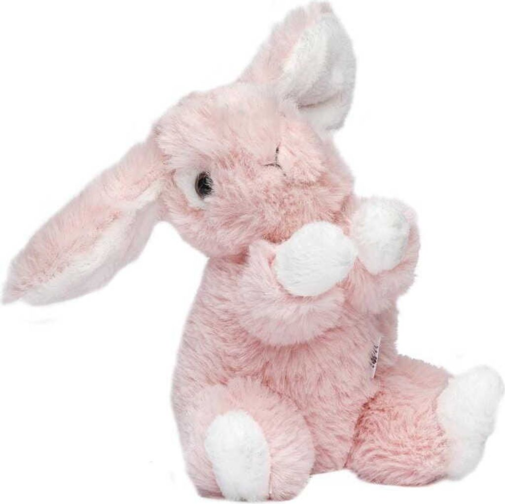 Rosa Kaninchen-Maskottchen 17 cm Molli Toys