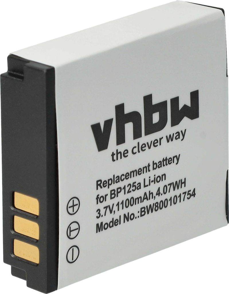 vhbw Akku Ersatz für Samsung IA-BP125A, IA-BP125A/EPP, Produktbild 
