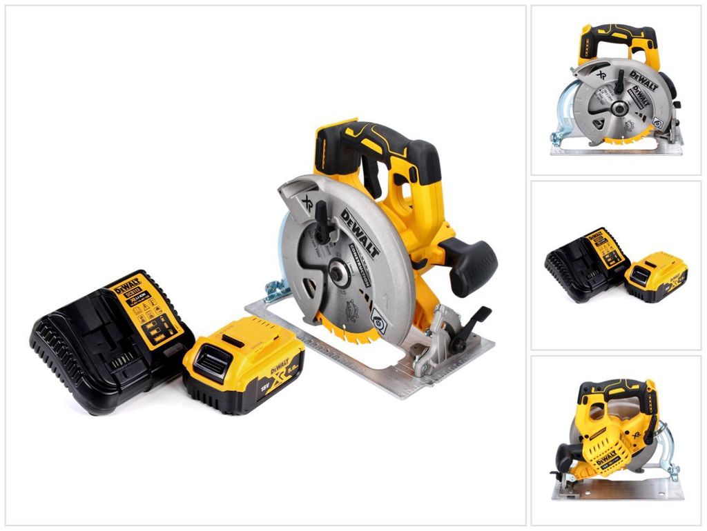 Akumulatorowa pilarka tarczowa DeWalt DCS 570 P1 18 V 184 Zdjęcie produktu 