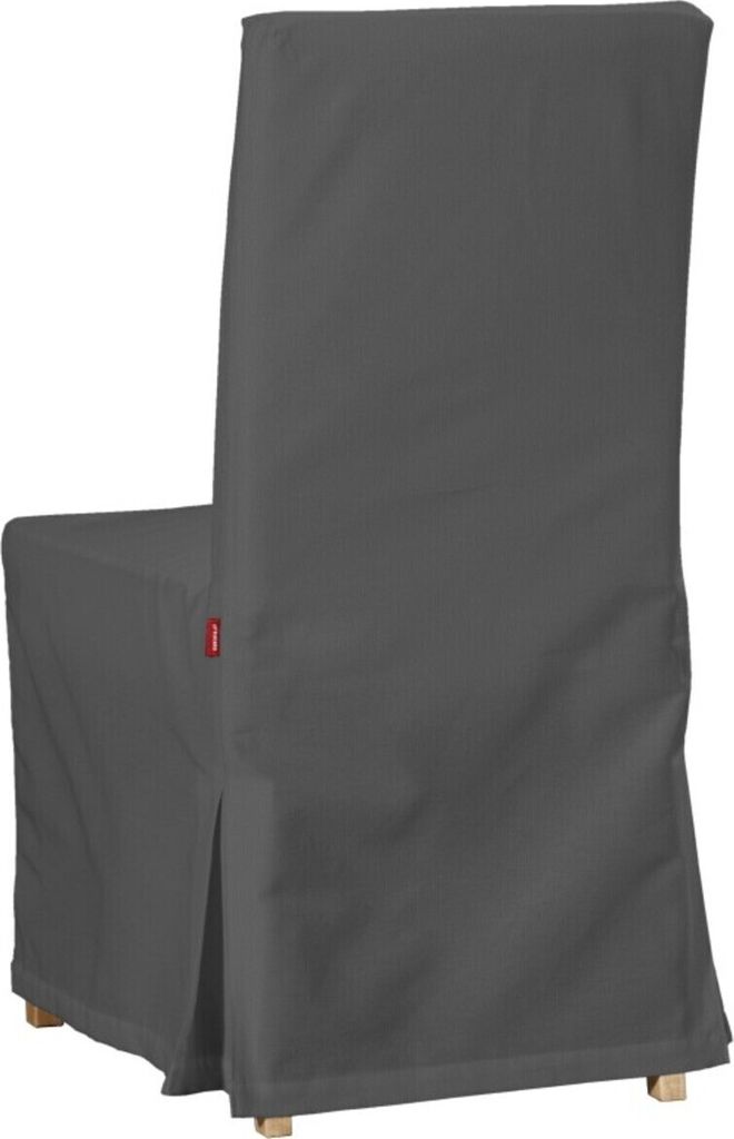 Dekoria Henriksdal Stuhlhusse ohne Bänder, grau, Stuhlhusse Henriksdal