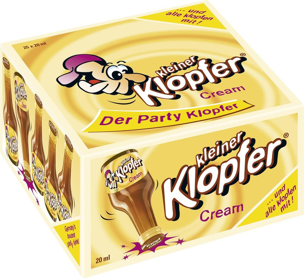Kleiner Klopfer Cream 25x 20ml 17% Vol. Produktbild