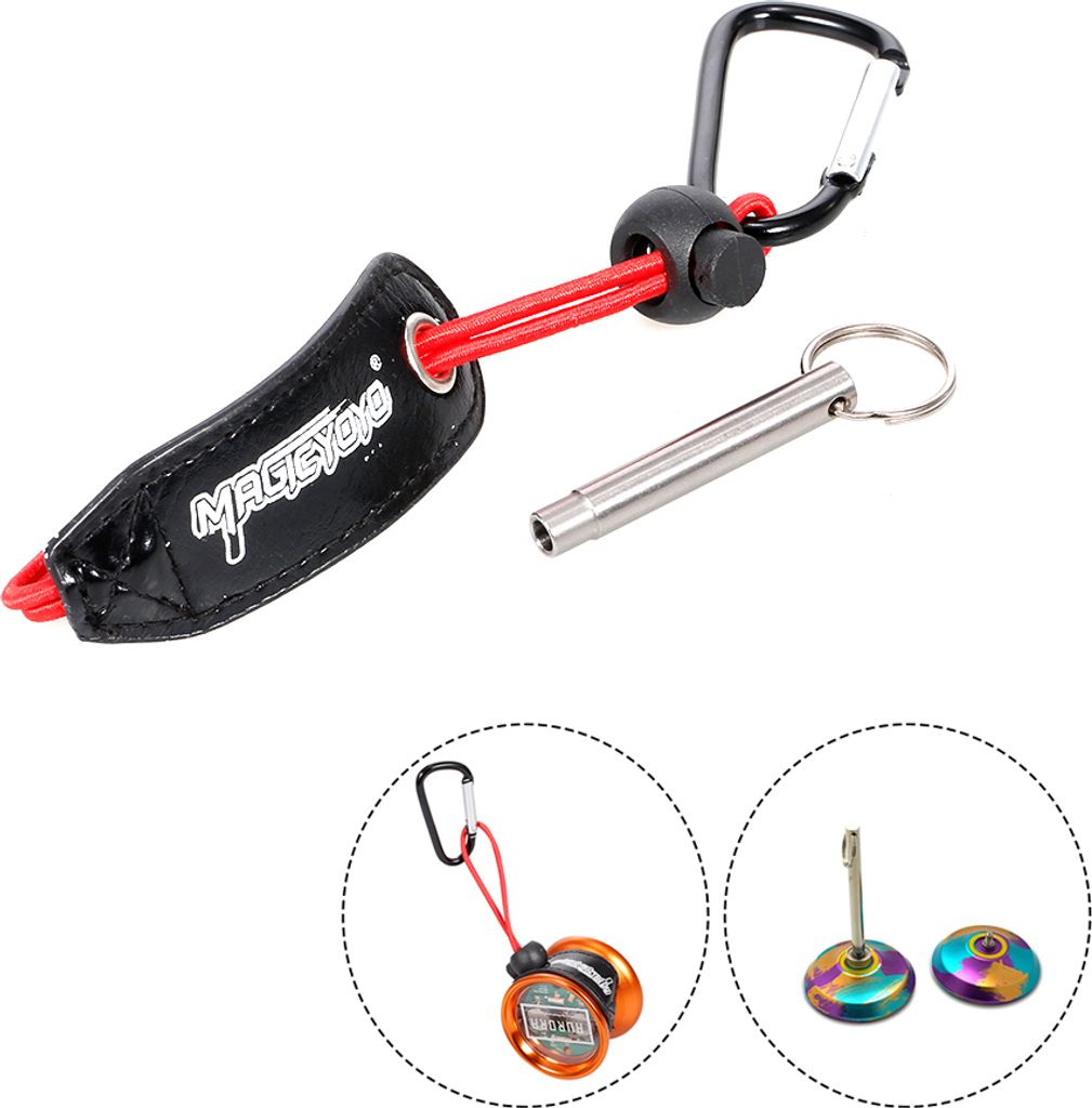 1PCS Metalllagerentferner 1PCS Yoyo Gue rtelclip mit Metallhaken Yoyo Ball Zubehoer