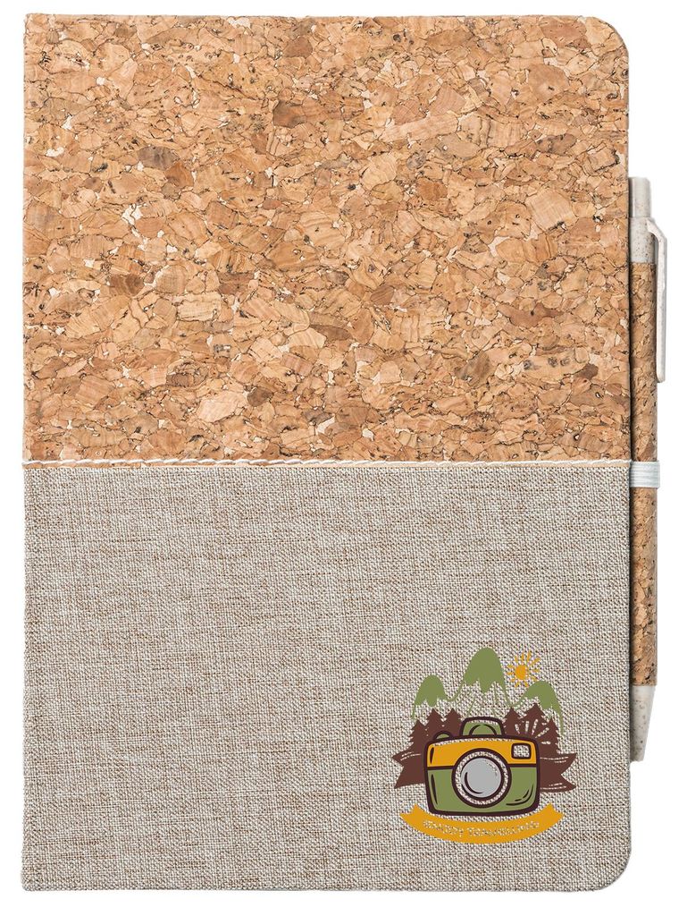Huuraa Notizbuch A5 Enjoy travelling Kamera 80 Blatt inkl. Kugelschreiber Tagebuch Geschenkidee