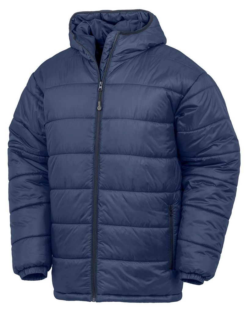 Result Genuine Recycled - Parka mit Kapuze für Herren FK3149 (XXL) (Marineblau)