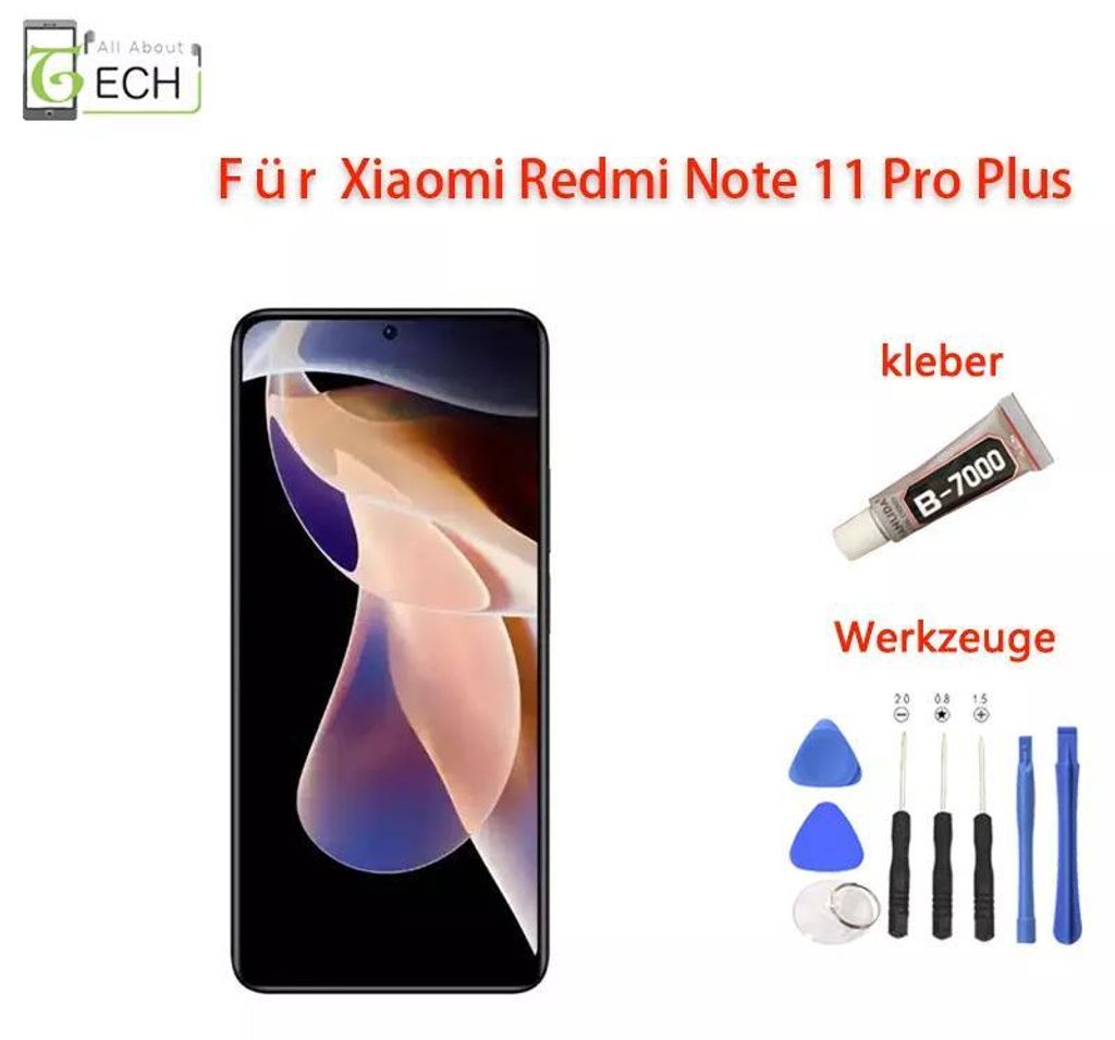 Für Xiaomi Redmi Note 11 Pro Plus 5G LCD Display Produktbild 