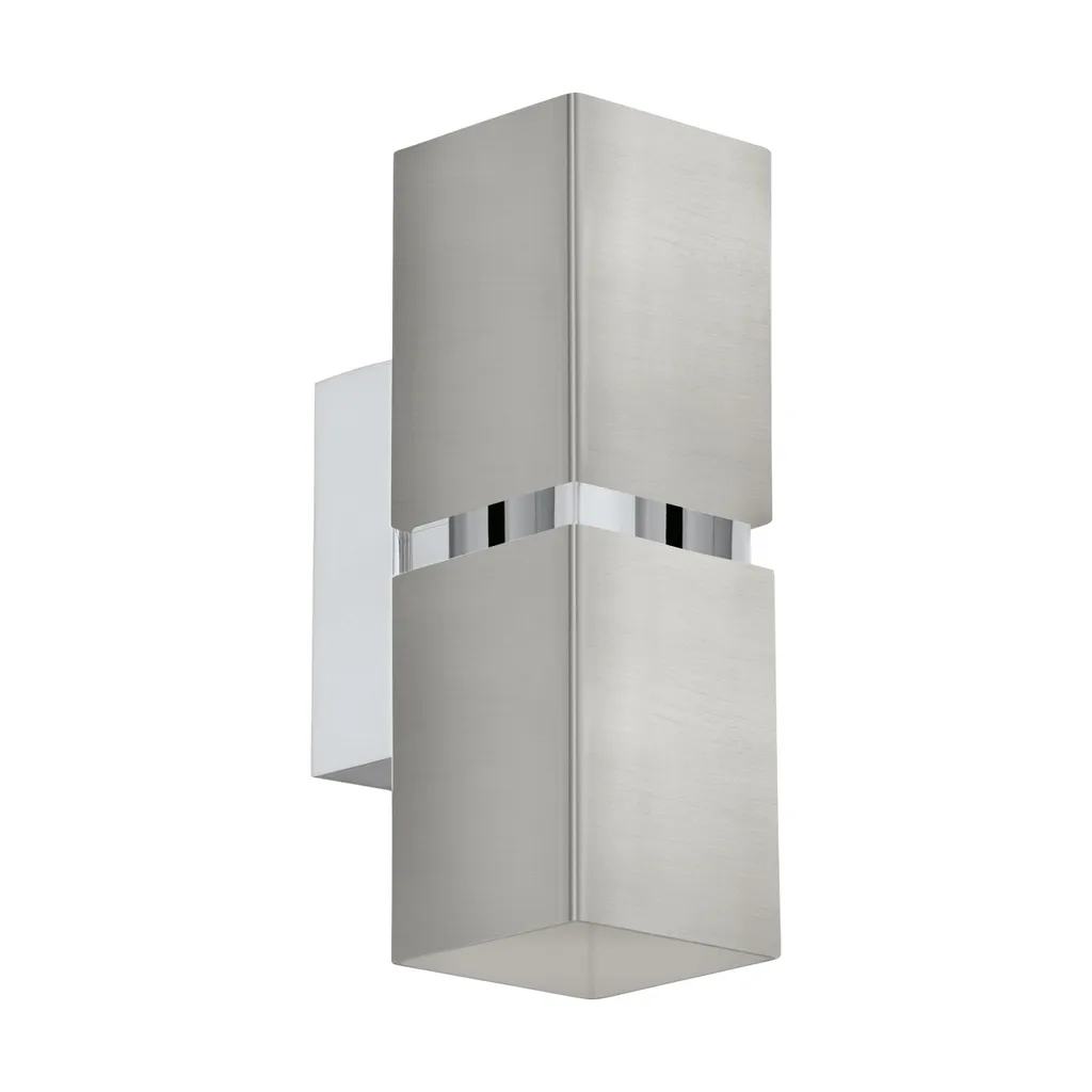 Illuminazione Parete Eglo Passa 96264 Nichel e Cromo 2x3,3W LED