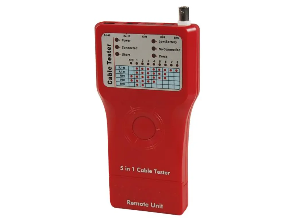 Testeur de Câble Informatique 5 en 1 Multifonction Kit de Test Réseau Pro