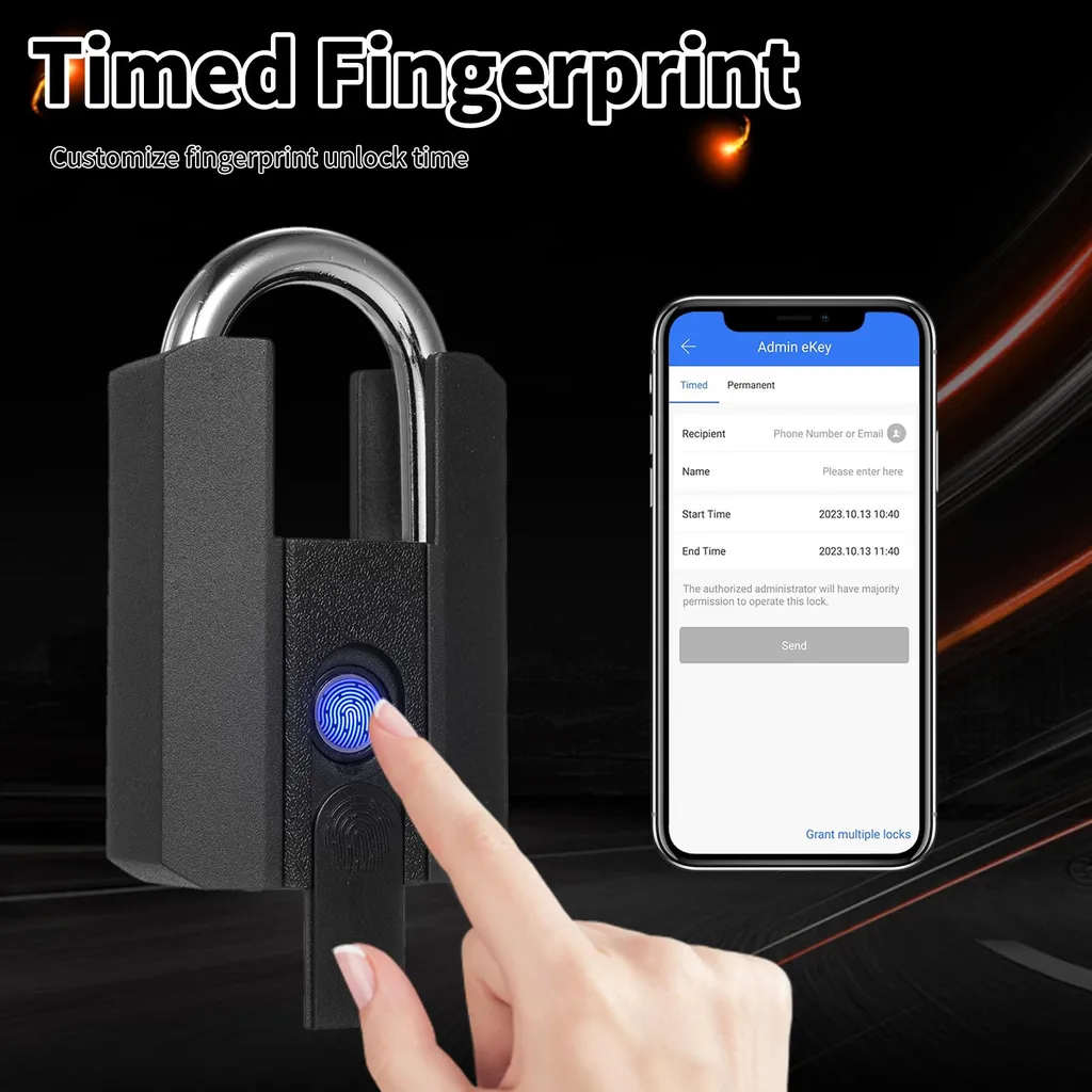Cadenas intelligent : ne perdez plus vos clés grâce à l'empreinte - 7
