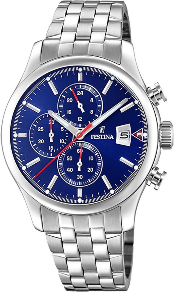 Festina F20374/2 Timeless Chronograph Herrenuhr 41mm 10ATM