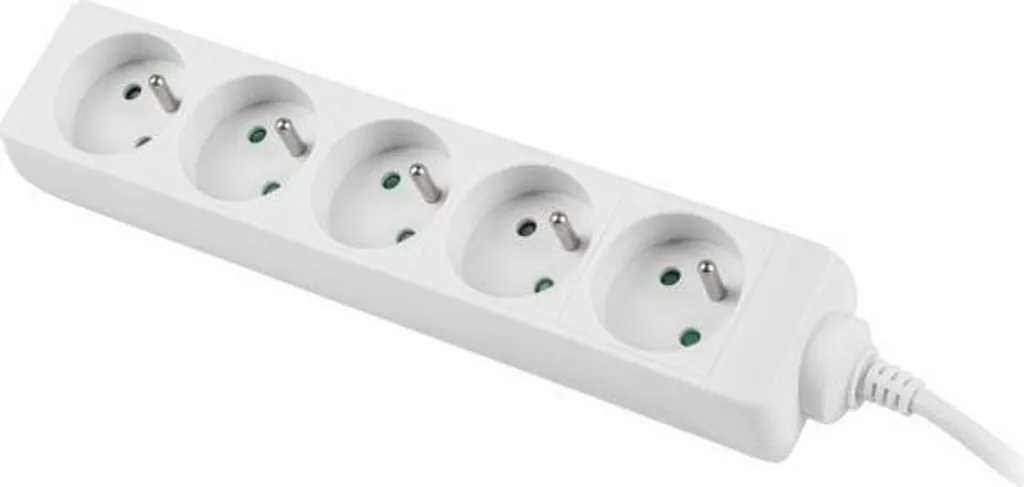 Prolunga Lanberg 5 Prese 1,5m Bianca: Ciabatta Elettrica Affidabile