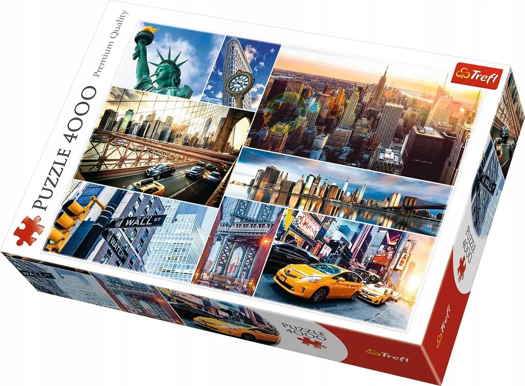 Puzzle Trefl New York Collage 1000 pièces - Puzzle Adulte Ville USA