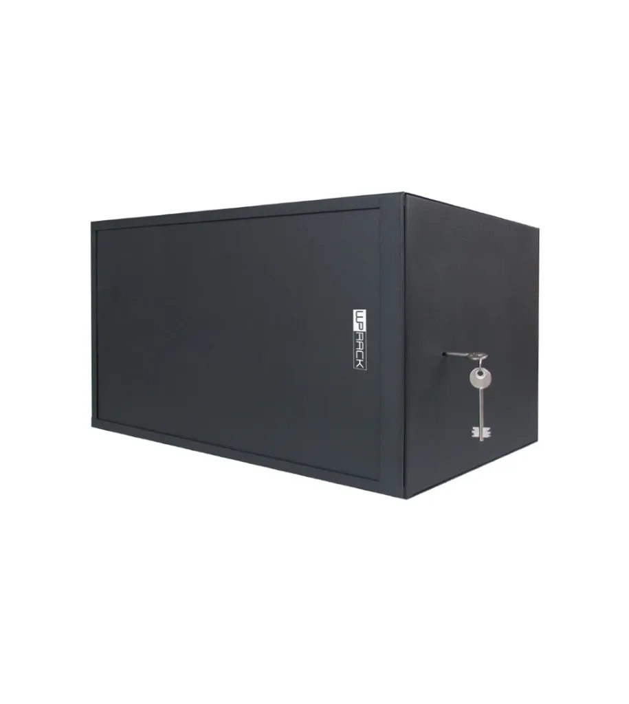 Armoire 12U Anti-encombrement à Porte Coulissante Wp Steel avec Clé