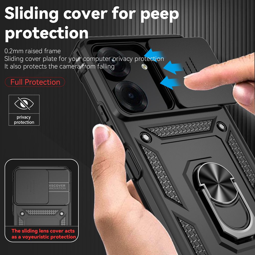 Pouzdro pro Xiaomi Redmi 13C /Poco C65 dvouvrstvé pouzdro s Obrázek produktu 2