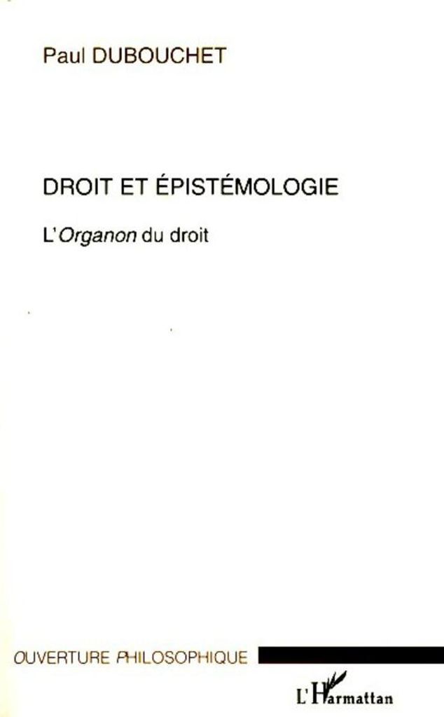 Droit et épistémologie