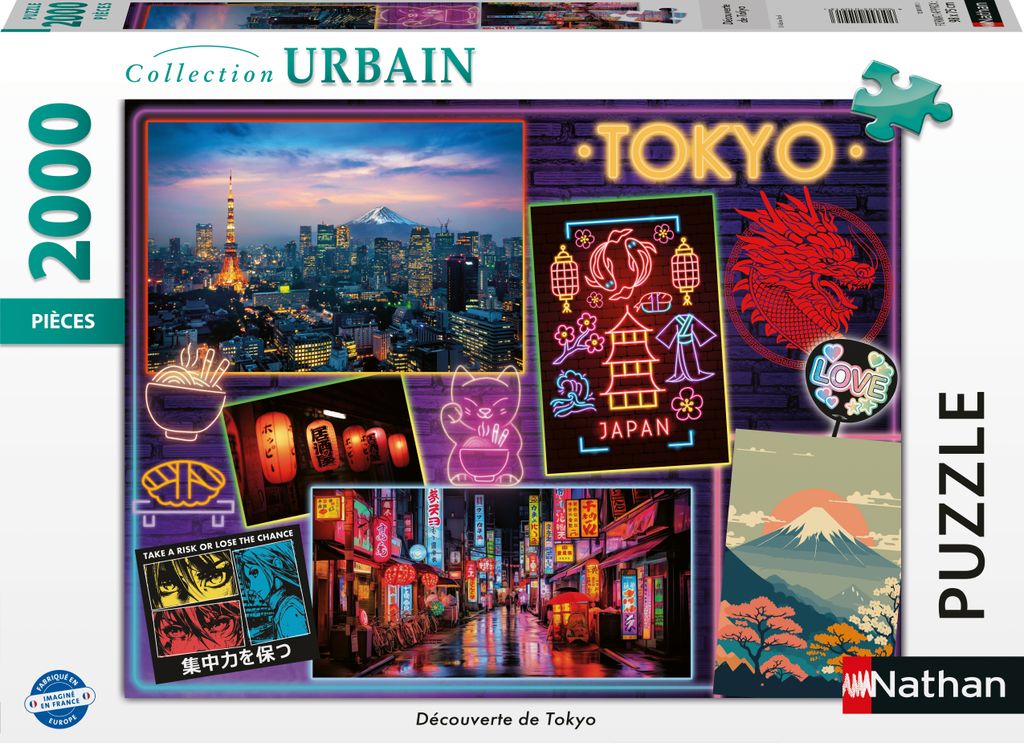 Puzzle Ravensburger Découverte de Tokyo 2000 Stücke