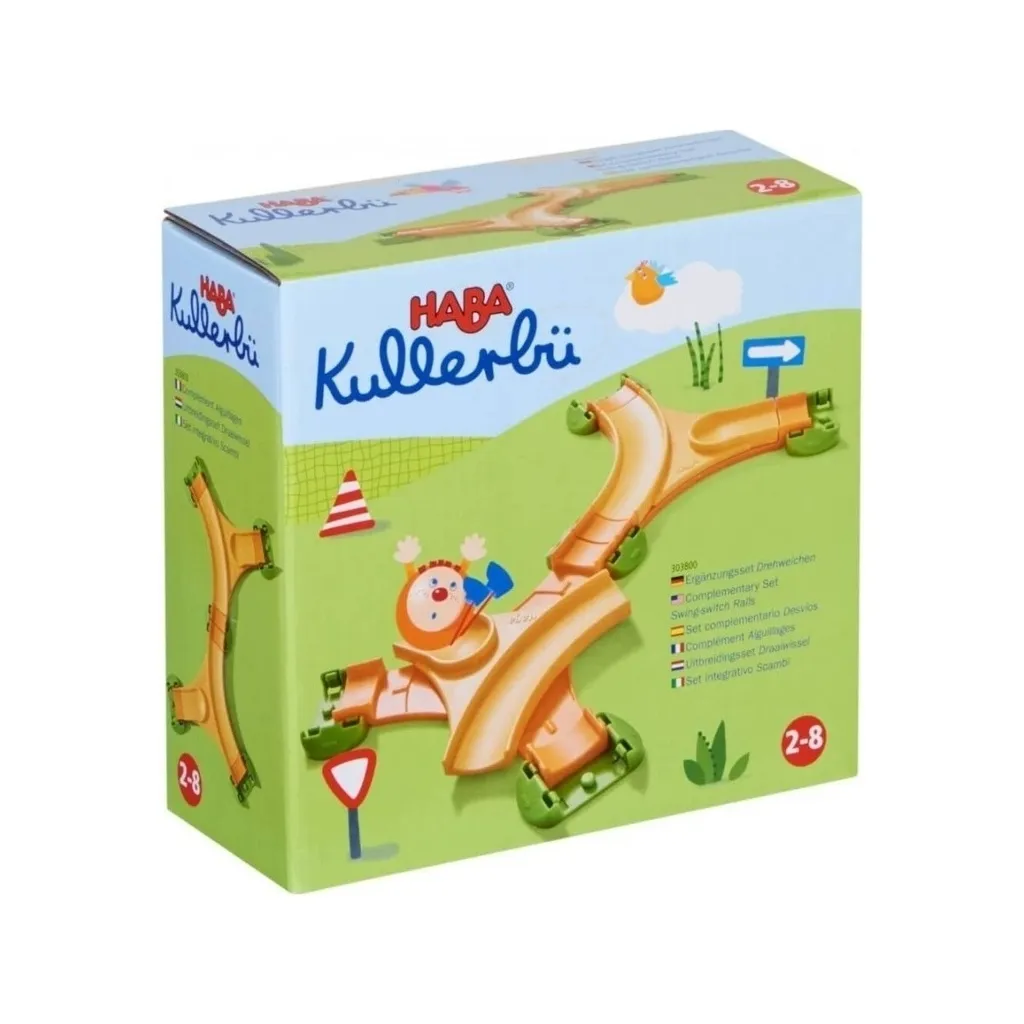 Haba Kullerbü Set Complémentaire Aiguillage Tournant 305414 Circuit