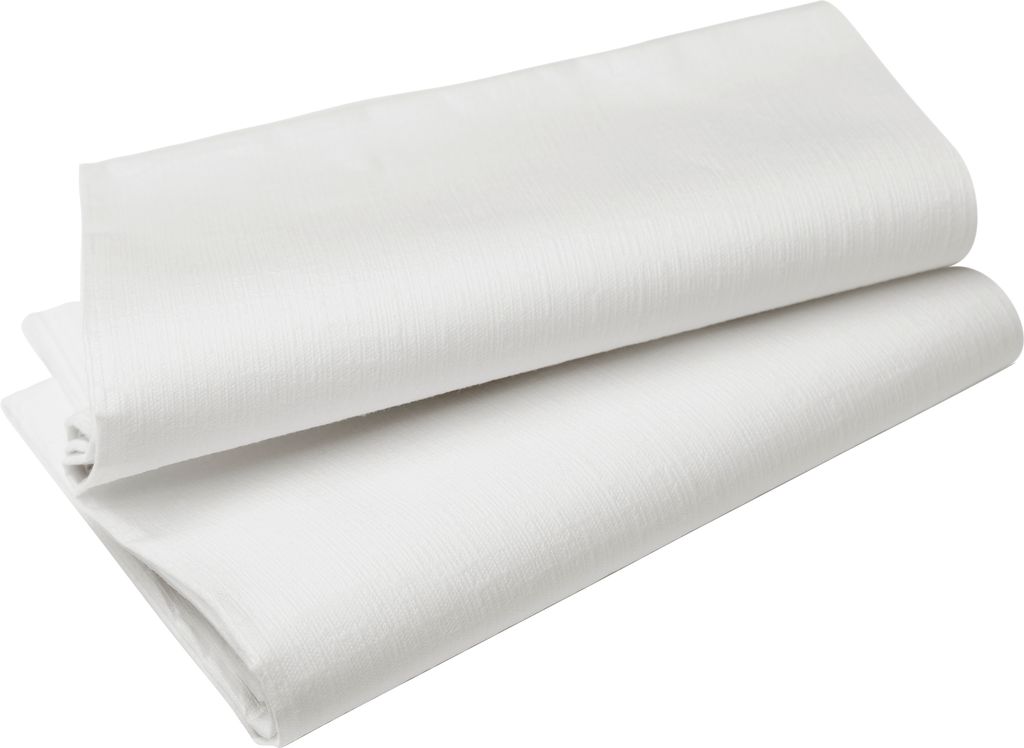 Duni Evolin Tischdecke 127x220cm weiss 25 Stück