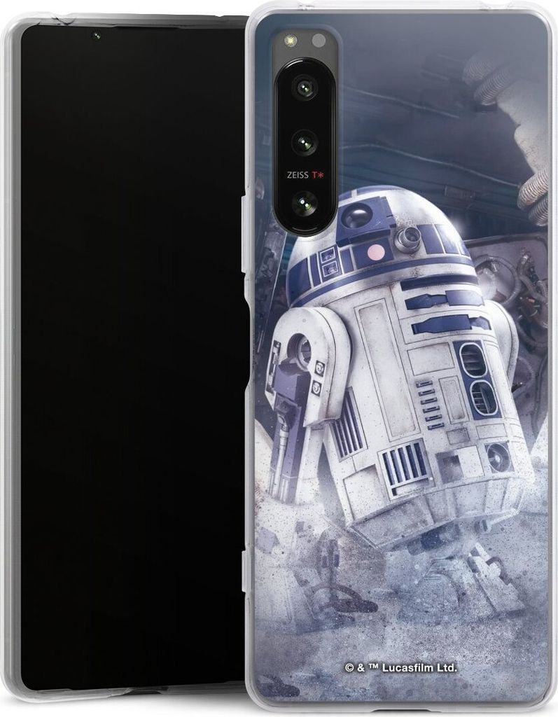 DeinDesign Handyhülle für Sony Xperia 5 IV Silikon Hülle Case Smartphone Schutzhülle Fanartikel Roboter Star Wars