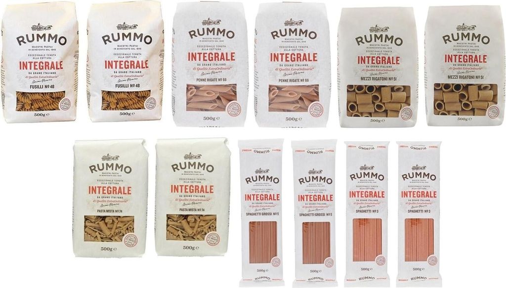 12er-Pack TESTPAKET Rummo Pasta Integrale,6 verschiedene Produktbild 