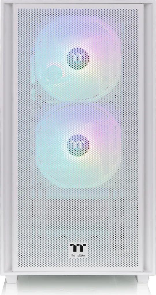 Boîtier Gaming Blanc Thermaltake Versa H16 TG ARGB pour PC Compact