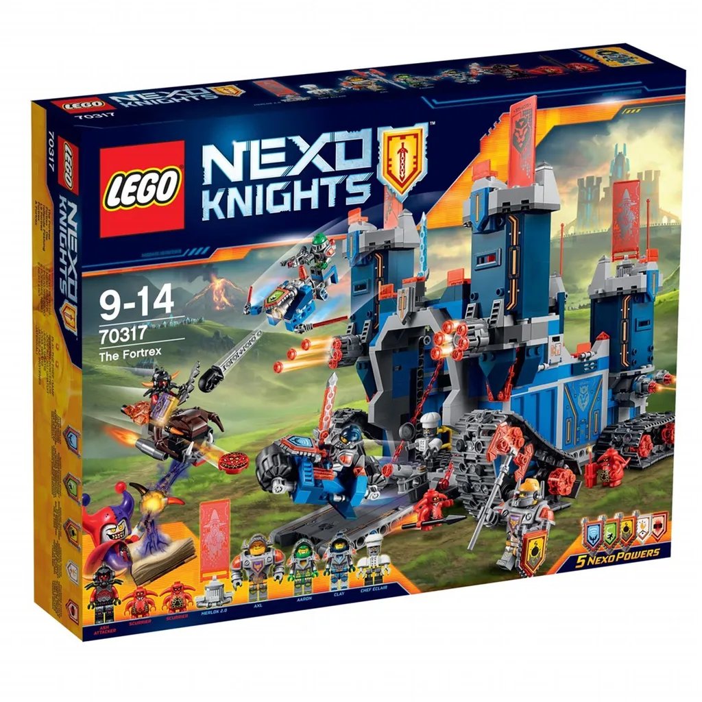 LEGO Nexo Knights 70317 Fortrex La forteresse roulante high-tech 2-en-1