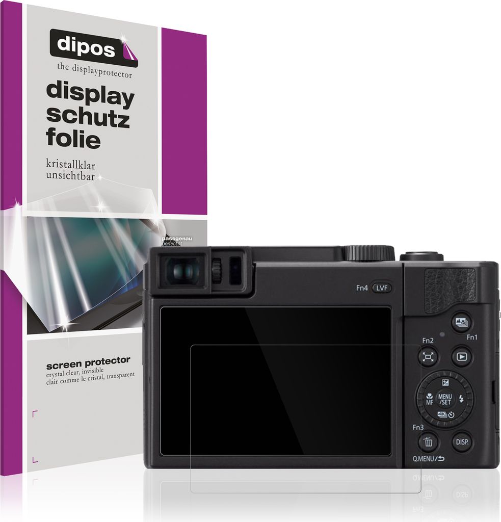 4x Schutzfolie für Sony ZV-E10 II klar Displayschutzfolie Folie Display Schutz dipos