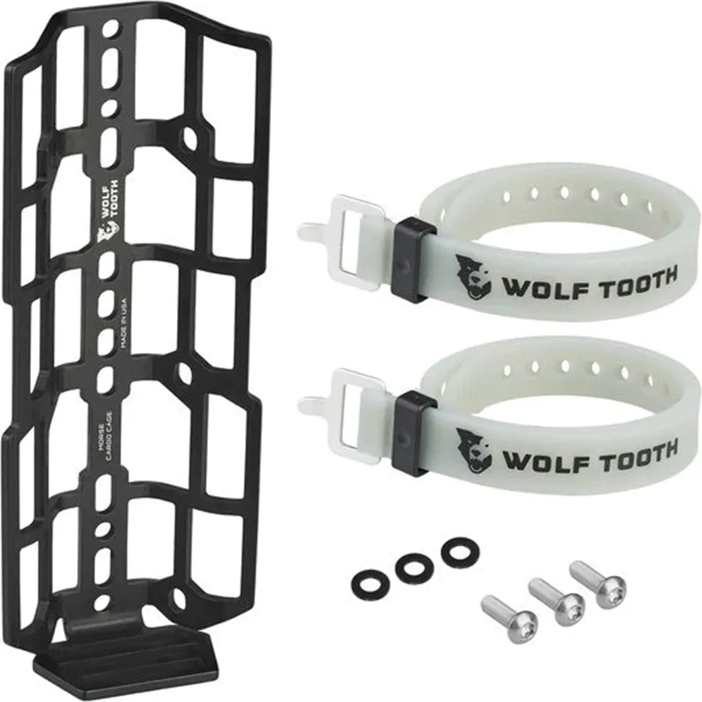 Équipement de Voyage Vélo Morse Cargo Wolf Tooth Noir Porte-bagages Cage