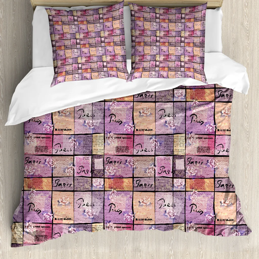 Set Copripiumino ABAKUHAUS Moderno Antiacaro: Rosa Pallido 200x200