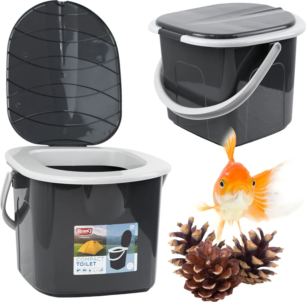 Toilettes mobiles sans odeur 15.5L la solution pour camping et vanlife